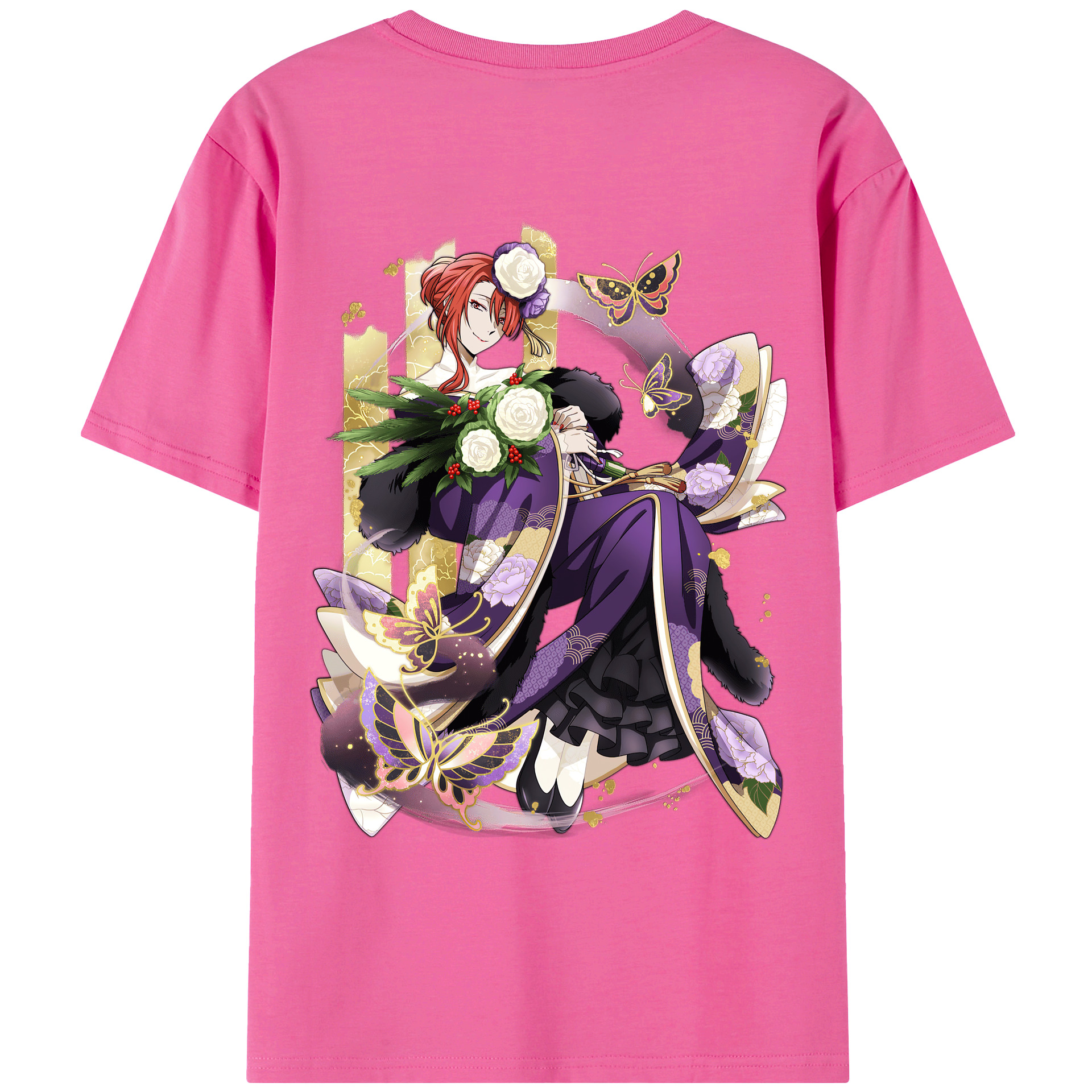 （画像用） 文豪ストレイドッグス Bungo Stray Dogs レディース半袖Tシャツ(バックプリント)